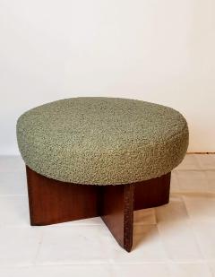 Frank Lloyd Wright Frank Lloyd Wright Mahogany Rotating Stool Ottoman Heritage Henredon 1955 56 - 2332776