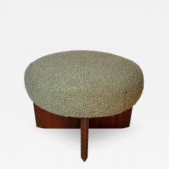 Frank Lloyd Wright Frank Lloyd Wright Mahogany Rotating Stool Ottoman Heritage Henredon 1955 56 - 2333174