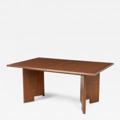 Frank Lloyd Wright Frank Lloyd Wright Taliesin Mid Century American Mahogany Extension Dining Table - 4288143