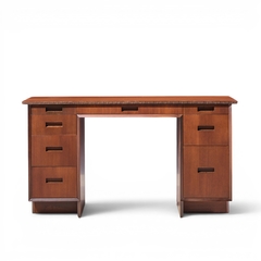 Frank Lloyd Wright Frank Lloyd Wright Taliesin Mid Century Mahogany Desk - 4704370