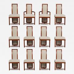 Frank Lloyd Wright Frank Lloyd Wright for Henredon Set of Twelve Taliesin Dining Chairs - 4575903