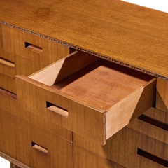 Frank Lloyd Wright Frank Lloyd Wright for Henredon Taliesin 10 Drawer Mahogany Lowboy Dresser - 4698843