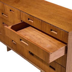 Frank Lloyd Wright Frank Lloyd Wright for Henredon Taliesin 10 Drawer Mahogany Lowboy Dresser - 4698846