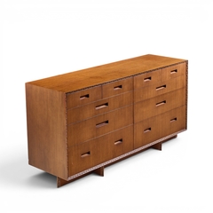 Frank Lloyd Wright Frank Lloyd Wright for Henredon Taliesin 10 Drawer Mahogany Lowboy Dresser - 4698848