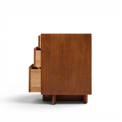 Frank Lloyd Wright Frank Lloyd Wright for Henredon Taliesin Mid Century Mahogany Nightstands Pair - 4701575