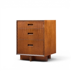 Frank Lloyd Wright Frank Lloyd Wright for Henredon Taliesin Mid Century Mahogany Nightstands Pair - 4701582