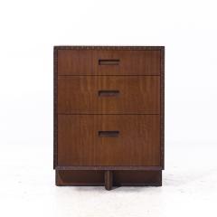 Frank Lloyd Wright Frank Lloyd Wright for Heritage Henredon Taliesin MCM Mahogany Nightstand - 4036999