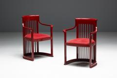 Frank Lloyd Wright Japanese Dining Set in the Style of Frank Lloyd Wright Belgium 1940s - 4401964