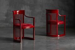 Frank Lloyd Wright Japanese Dining Set in the Style of Frank Lloyd Wright Belgium 1940s - 4706689