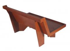 Frank Lloyd Wright Midcentury Craftsman Modern Plywood Loveseat or Sofa after Frank Lloyd Wright - 2508469