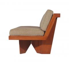 Frank Lloyd Wright Midcentury Craftsman Modern Plywood Loveseat or Sofa after Frank Lloyd Wright - 2508475