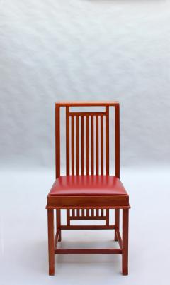 Frank Lloyd Wright Pair of Frank Lloyd Wright Coonley 2 Chairs Cassina Edition - 3117401