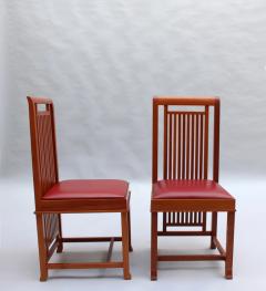 Frank Lloyd Wright Pair of Frank Lloyd Wright Coonley 2 Chairs Cassina Edition - 3117418