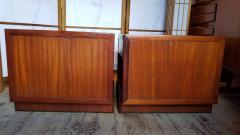 Frank Lloyd Wright Rare Frank Lloyd Wright Pair of Mahogany End Tables Nightstands Henredon 1955 - 2067587