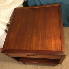 Frank Lloyd Wright Rare Frank Lloyd Wright Pair of Mahogany End Tables Nightstands Henredon 1955 - 2067593