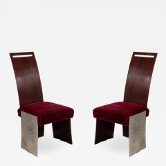 Frank Lloyd Wright Set of 16 American Mahogany Dining Chairs - 1444959