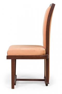 Frank Lloyd Wright Set of 6 Frank Lloyd Wright Taliesin Collection Mahogany Dining Chairs - 4273455
