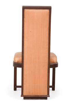 Frank Lloyd Wright Set of 6 Frank Lloyd Wright Taliesin Collection Mahogany Dining Chairs - 4273457