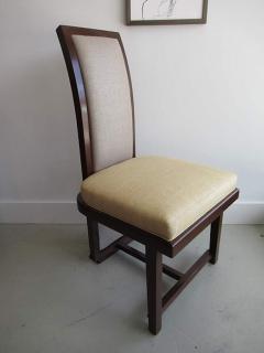 Frank Lloyd Wright Set of 6 Frank Lloyd Wright Taliesin Collection Mahogany Dining Chairs - 4692235