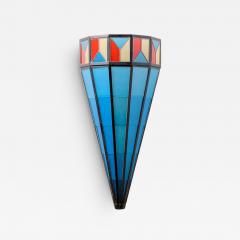 Frank Lloyd Wright Stain glass Sconce by Frank Lloyd Wright - 3922658