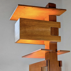 Frank Lloyd Wright TALIESIN FLOOR LAMP BY FRANK LLOYD WRIGHT YAMAGIWA 1980  - 4335393