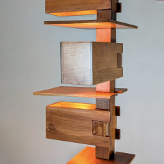 Frank Lloyd Wright TALIESIN FLOOR LAMP BY FRANK LLOYD WRIGHT YAMAGIWA 1980  - 4335396