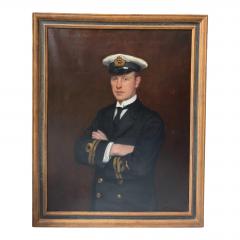 Frank Moss Bennett Oil Painting of Wwi Us Navy Officer George M Dyott by Frank Moss Bennett - 4606932