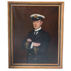 Frank Moss Bennett Oil Painting of Wwi Us Navy Officer George M Dyott by Frank Moss Bennett - 4606990