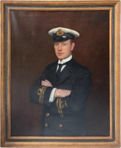 Frank Moss Bennett Oil Painting of Wwi Us Navy Officer George M Dyott by Frank Moss Bennett - 4607073