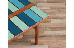 Frank Rohloff Frank Rohloff Multi Blue Color Top Coffee Table - 3673471