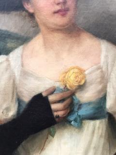 Frank Russell Green Beauty with Yellow Rose  - 886915