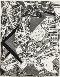Frank Stella Frank Stella Swan Engraving III Etching 1982 Signed and Dated  - 2898813