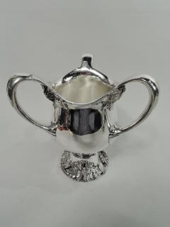 Frank W Smith Antique American Art Nouveau Sterling Silver Loving Cup - 3750552