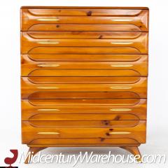 Franklin Shockey Mid Century 6 Drawer Highboy Dresser - 2354981