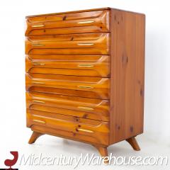 Franklin Shockey Mid Century 6 Drawer Highboy Dresser - 2354982