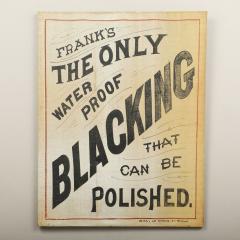 Franks Blacking Trade Sign - 3943841