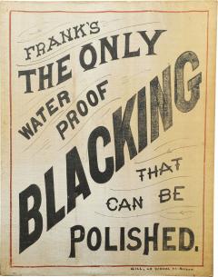 Franks Blacking Trade Sign - 3944739