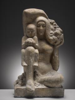 Frans Werner Frans Werner Maja Original Plaster Sculpture circa 1930 - 4818258