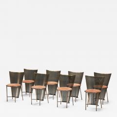 Frans van Praet Post modern Frans Van Praet Expo 92 Brass Chairs 1992 - 2153963