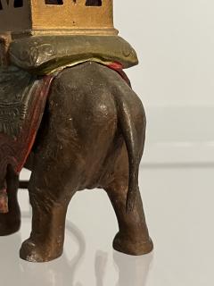 Franz Bergmann ART DECO FRANZ BERGMANN POLYCHROMED BROZE ELEPHANT LAMP - 3708885