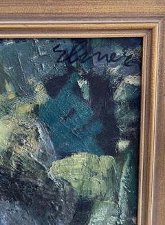 Franz Elsner Painting of Two Donkeys or Burros by Franz Elsner Austria 1960 - 4501547