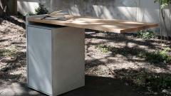 Franz Ferro GLIDER cast concrete desk - 3336458