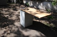 Franz Ferro GLIDER cast concrete desk - 3336466