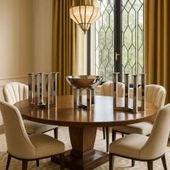 Franz Hagenauer Franz Hagenauer Table Service with Center Bowl and Pair of Candlesticks - 4470834