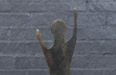 Franz Hagenauer Mid Century Austrian Modernist Bronze Christ Sculpture by Franz Hagenauer - 4559938