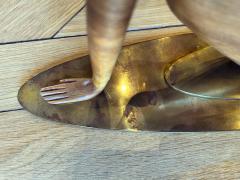 Franz Hagenauer Nude Art Deco Sculpture Female Hand Carved in Wood - 4823021