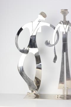 Franz Hagenauer Sculpture of Three Singing Sailors by Franz Hagenauer Austria 1960s - 4579782