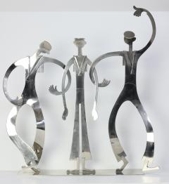 Franz Hagenauer Sculpture of Three Singing Sailors by Franz Hagenauer Austria 1960s - 4580096