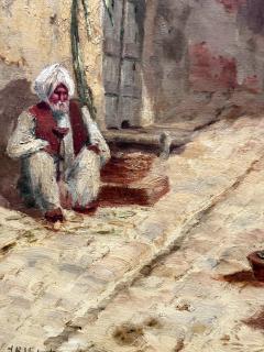 Franz Richard Unterberger Orientalist Painting of Cairo by Austrian Artist Franz Richard Unterberger - 4273677