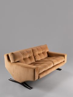 Franz Sartori Italian Sofa in beige corduroy by Franz Sartori for Flexform 1970 - 3705185
